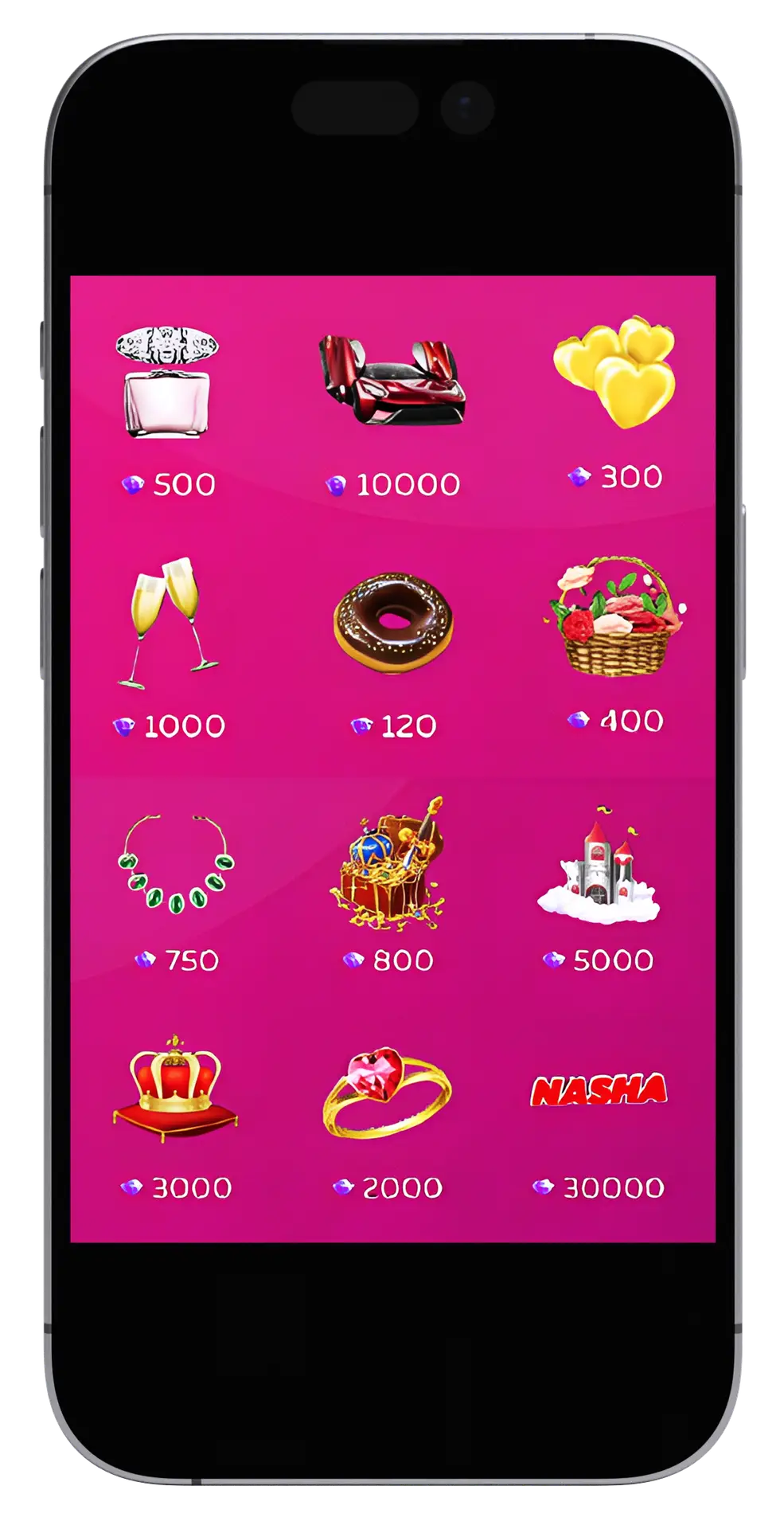 Catálogo de regalos virtuales en Salsa App que incrementan ingresos.